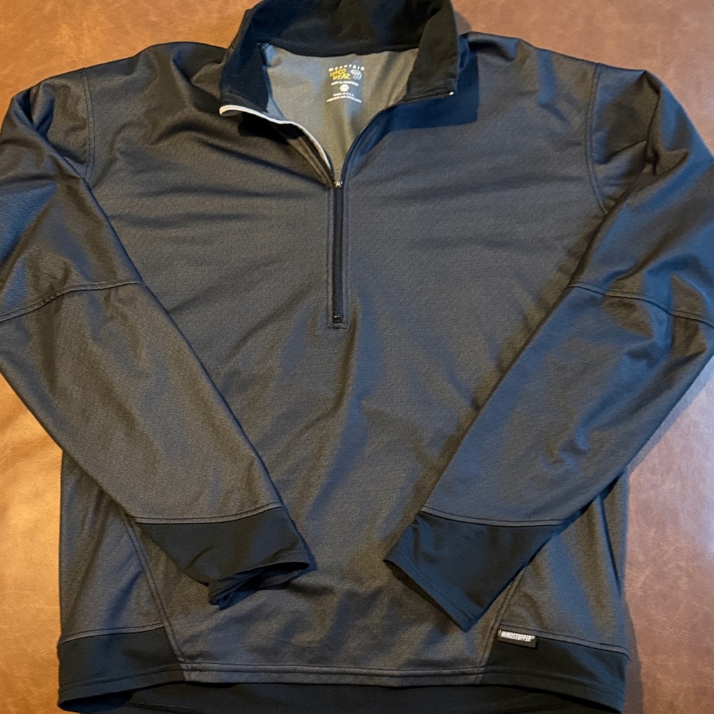 Mountain Hardwear Men's Lightweight Quarter-Zip Jacket - Windstopper